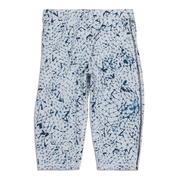 Lululemon Retreat Yogi Crop Star Crushed Silver Fox Deep Navy size 8 - Picture 7 of 12